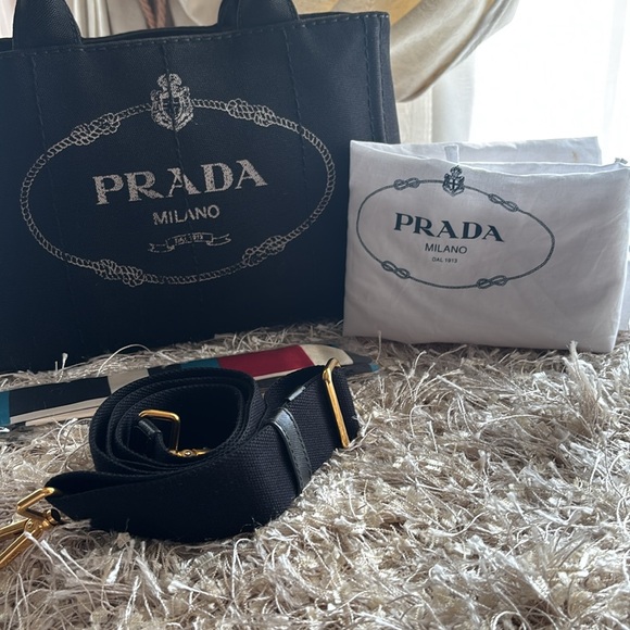 Prada Black Tote Bag - Picture 1 of 14